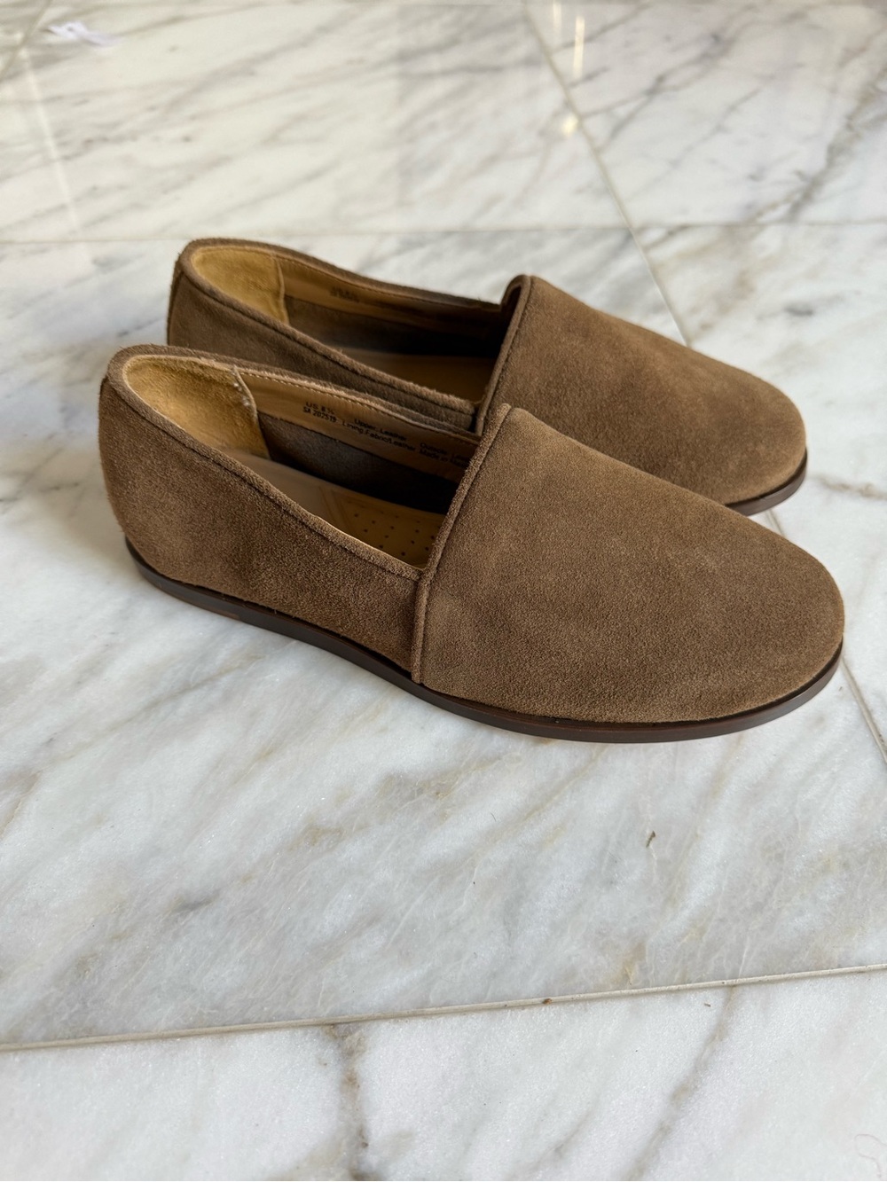 Nisolo Suede Loafers Slipper Shoes Flats - Size 8 1/2 New Without Tags